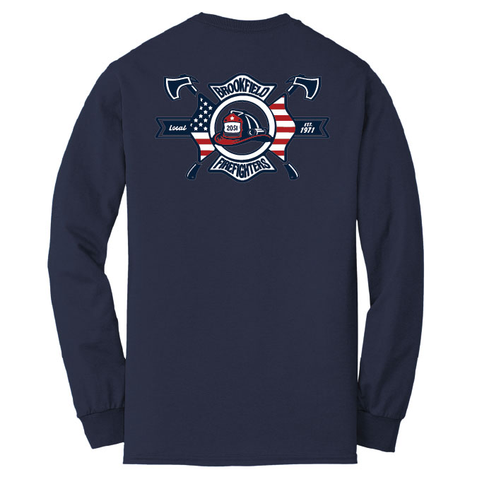 Gildan® - DryBlend® 50 Cotton/50 Poly Long Sleeve T-Shirt Local 2051 BROOKFD2051-8400 - Image 5
