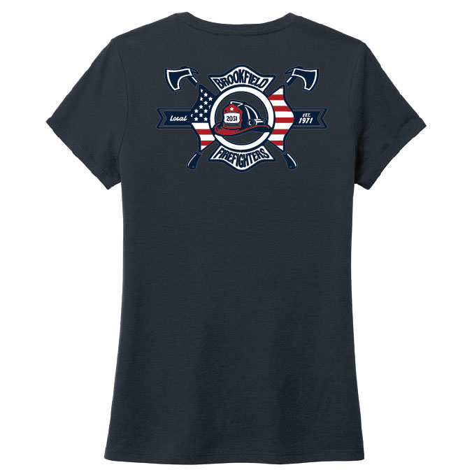 District ® Women’s Perfect Tri ® Tee Local 2051 BROOKFD2051-DM130L - Image 5