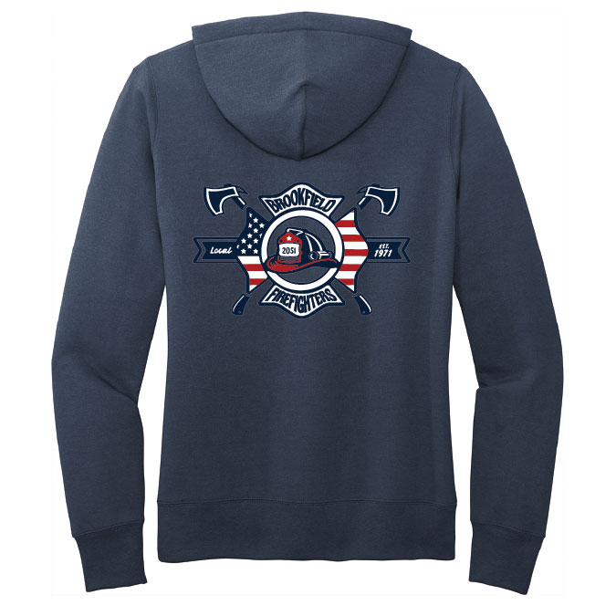 Port & Company ® Ladies Core Fleece Pullover Hooded Sweatshirt Local 2051 BROOKFD2051-LPC78H - Image 5
