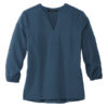 MERCER+METTLE™ Women's Stretch Crepe 3/4-Sleeve Blouse AUST-MM2011
