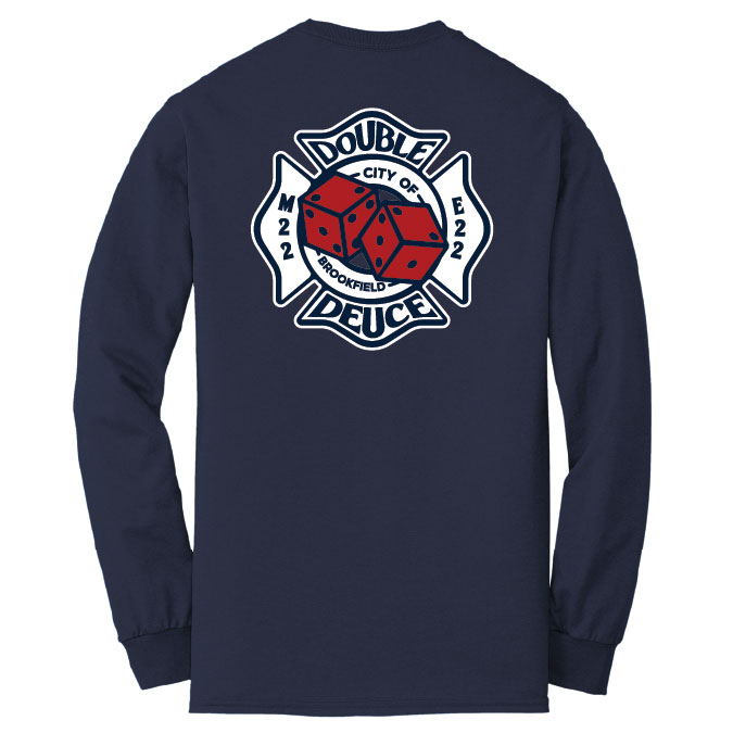 Gildan® - DryBlend® 50 Cotton/50 Poly Long Sleeve T-Shirt Workwear BROOKFDWW-8400 - Image 3
