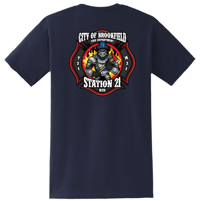 Gildan® - DryBlend® 50 Cotton/50 Poly T-Shirt Workwear BROOKFDWW-8000 - Image 3