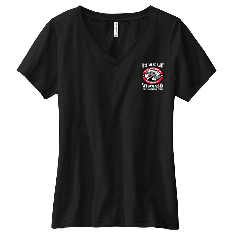 Volunteer Knitwear™ Women’s Daily V-Neck Tee 14th Annual Rally IAFFMOTOR-LVL45V-14THRALLY