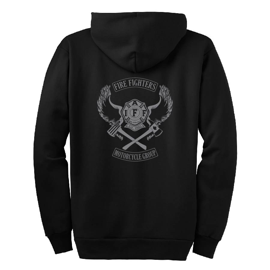 Port & Company® Essential Fleece Full-Zip Hooded Sweatshirt IAFFMOTOR-PC90ZH - Image 2