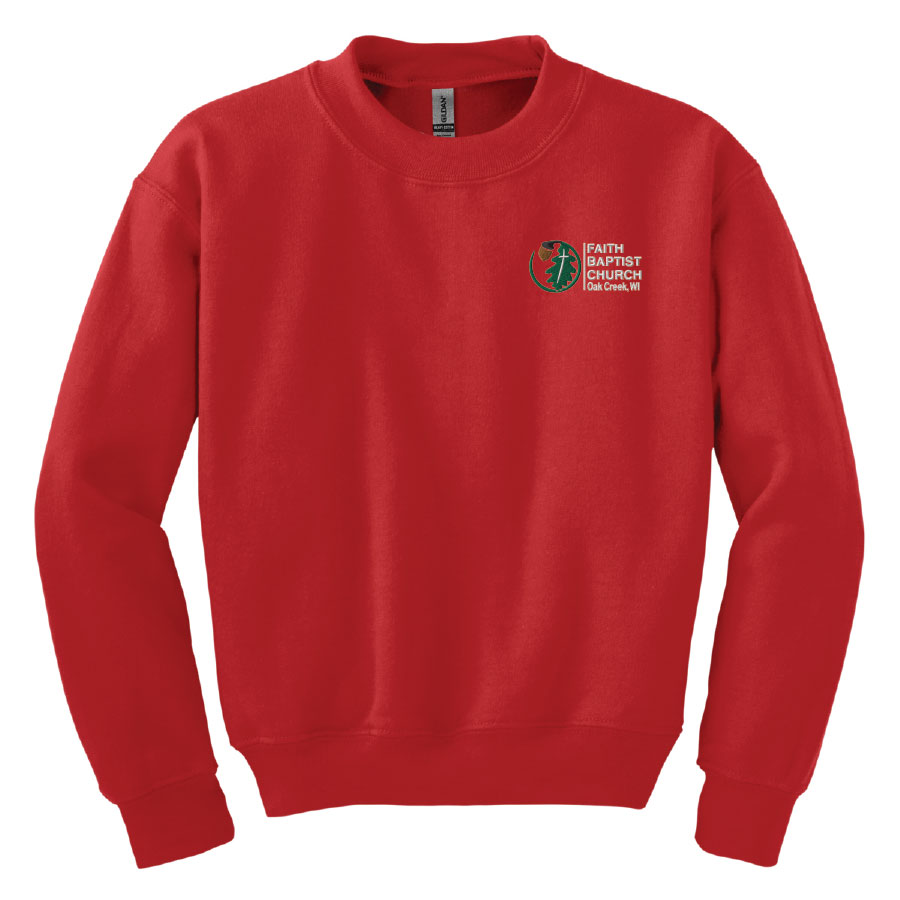 Gildan® - YOUTH Heavy Blend™ Crewneck Sweatshirt BDGSS-18000B - Image 4