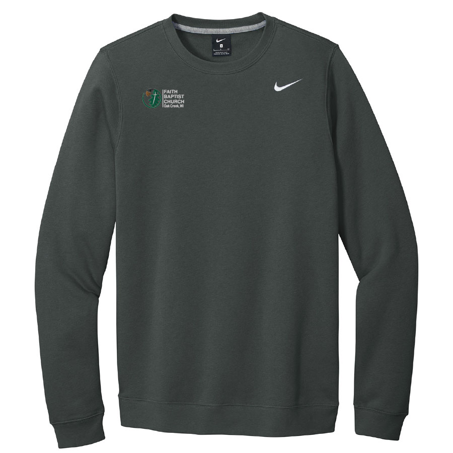Nike ADULT Club Fleece Crew BDGSS-CJ1614 - Image 4