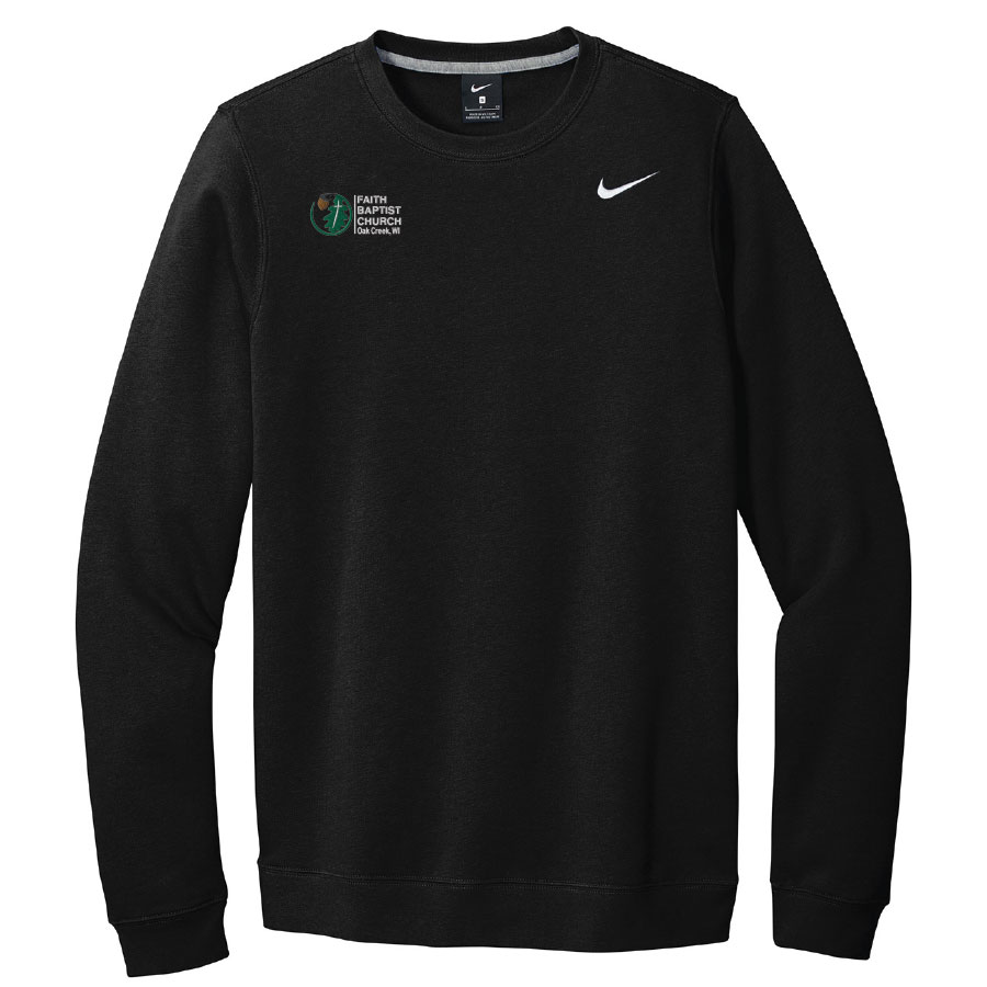 Nike ADULT Club Fleece Crew BDGSS-CJ1614 - Image 5
