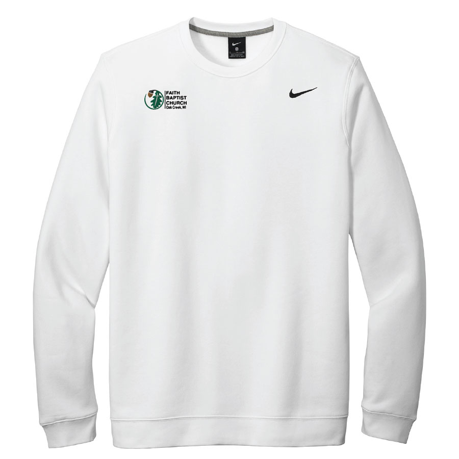 Nike ADULT Club Fleece Crew BDGSS-CJ1614 - Image 6