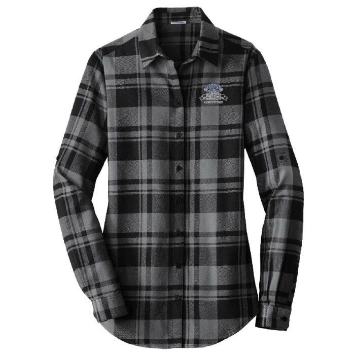 Port Authority® Ladies Plaid Flannel Tunic BBARONS-LW668 - Image 6