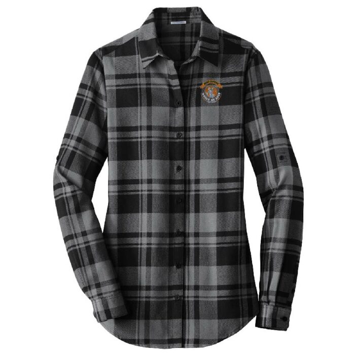 Port Authority® Ladies Plaid Flannel Tunic BBARONS-LW668 - Image 5