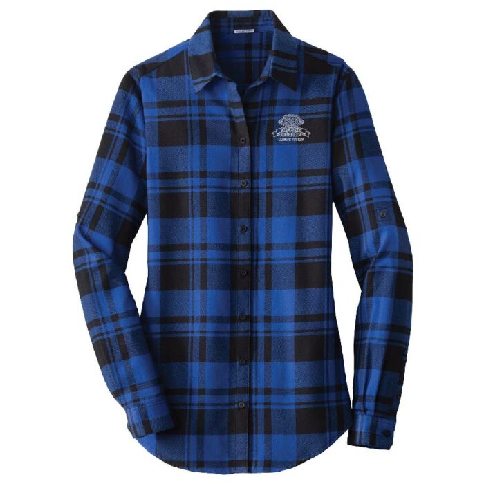 Port Authority® Ladies Plaid Flannel Tunic BBARONS-LW668 - Image 4