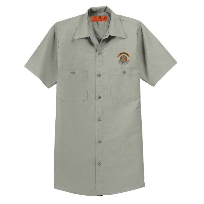 Red Kap® Short Sleeve Industrial Work Shirt BBARONS-SP24 - Image 17
