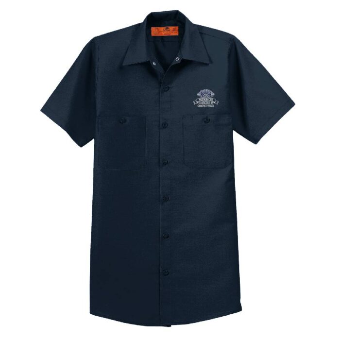 Red Kap® Short Sleeve Industrial Work Shirt BBARONS-SP24 - Image 8