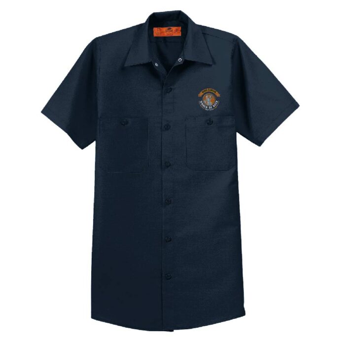 Red Kap® Short Sleeve Industrial Work Shirt BBARONS-SP24 - Image 9