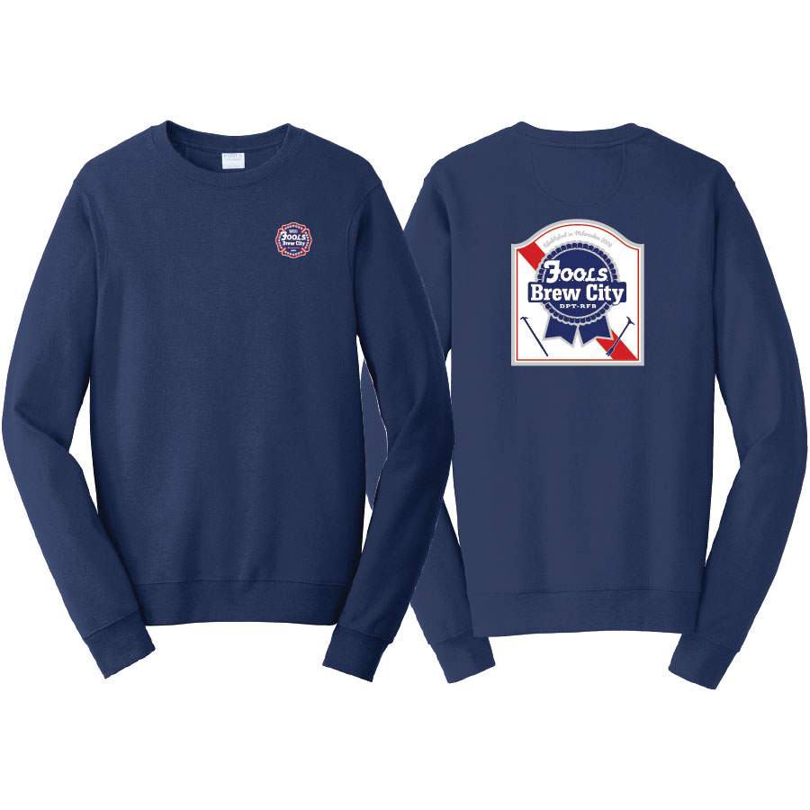 Port & Co™ Fan Favorite™ Fleece Crewneck Sweatshirt BCR-PC850 - Image 4