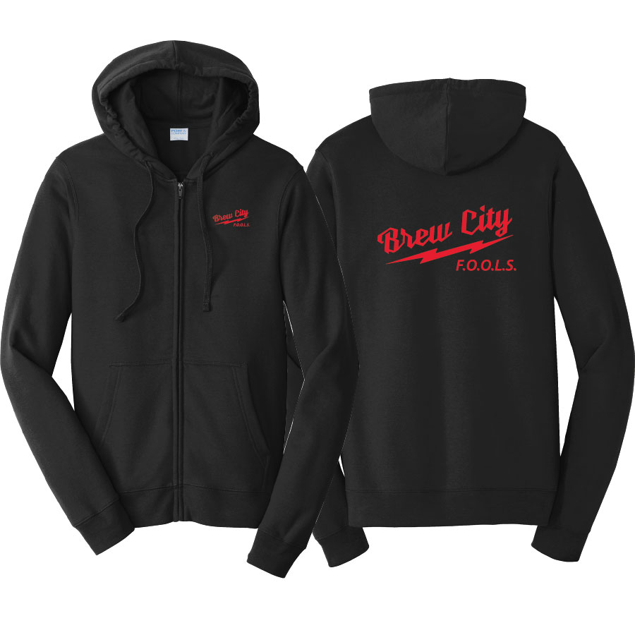 Port & Co™ Fan Favorite™ Fleece Full-Zip Hooded Sweatshirt BRC-PC850ZH - Image 6