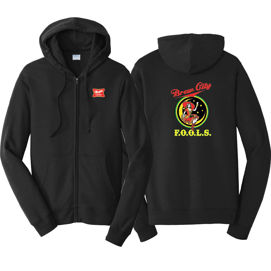 Port & Co™ Fan Favorite™ Fleece Full-Zip Hooded Sweatshirt BRC-PC850ZH - Image 5