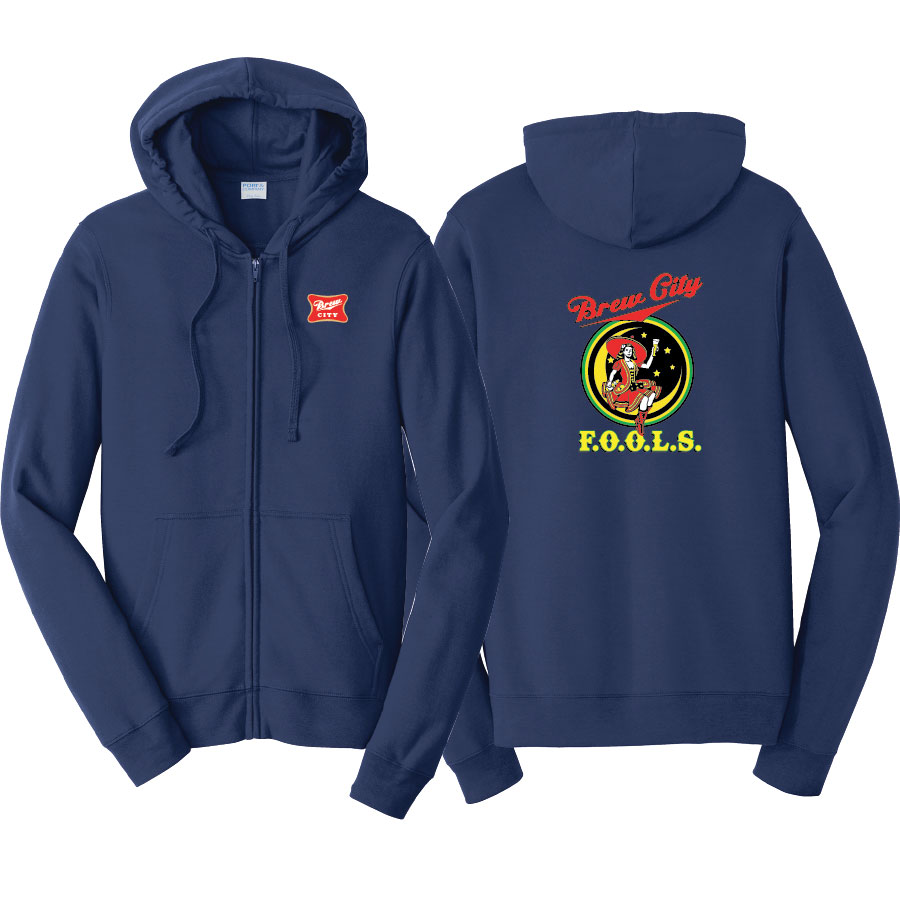 Port & Co™ Fan Favorite™ Fleece Full-Zip Hooded Sweatshirt BRC-PC850ZH - Image 2