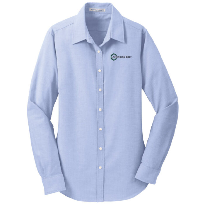 Port Authority® Women's SuperPro™ Oxford Shirt AMBOLT-L658