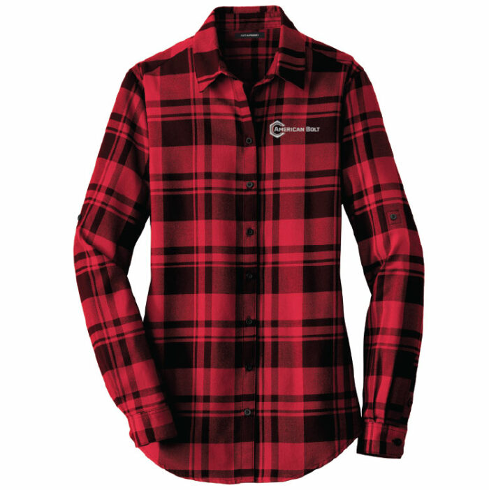 Port Authority® Women's Plaid Flannel Tunic  AMBOLT-LW668
