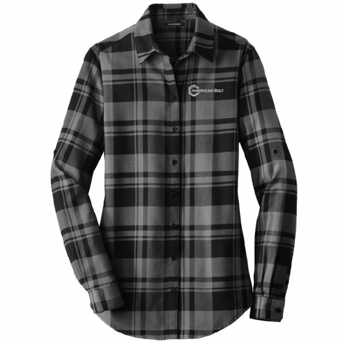 Port Authority® Women's Plaid Flannel Tunic  AMBOLT-LW668 - Image 2