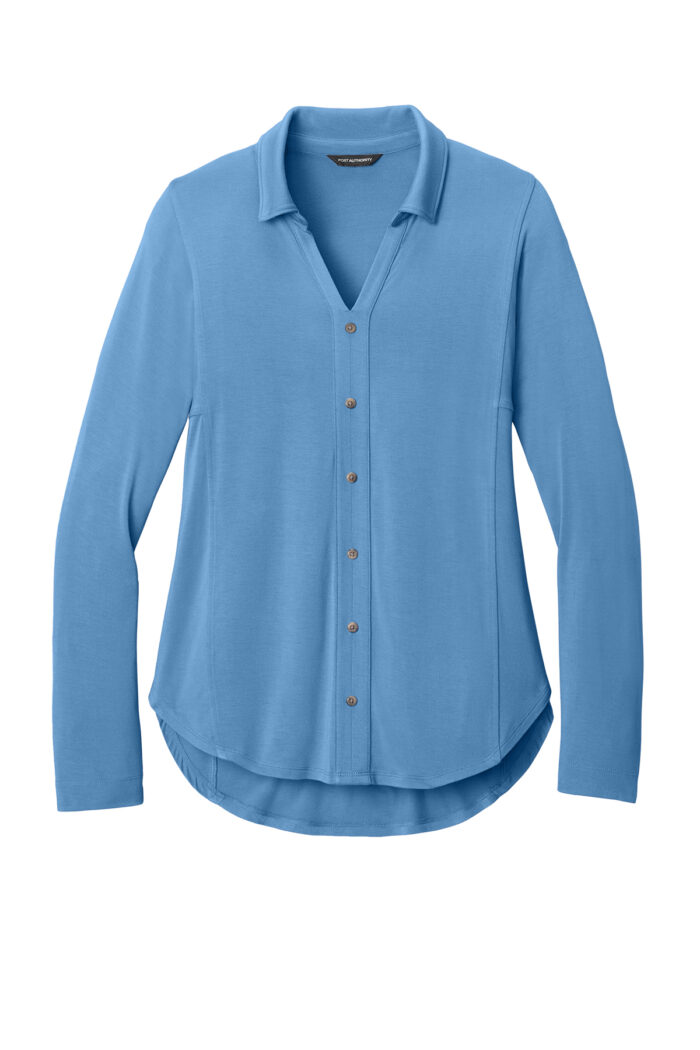 Port Authority Women's Luxe Knit Button Tunic BCU-LK5602