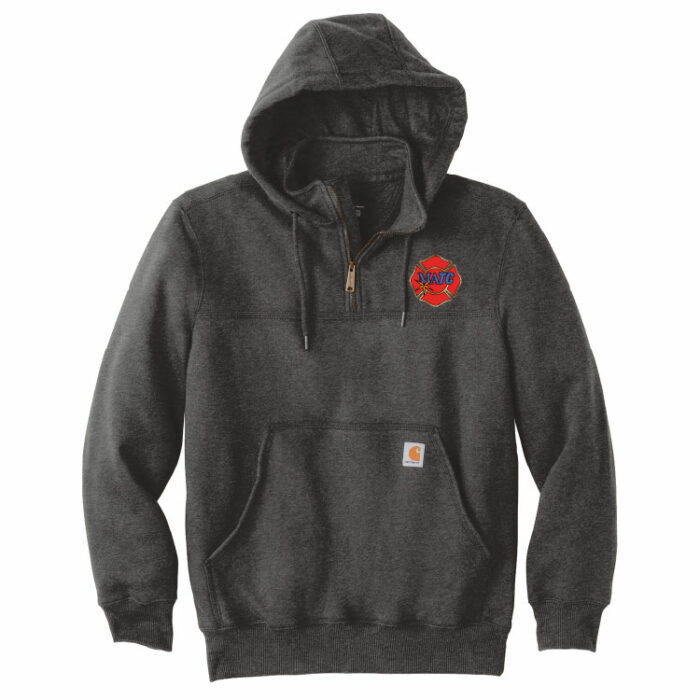Instructor Carhartt ® Rain Defender ® Paxton Heavyweight Hooded Zip Mock Sweatshirt MATCFIRE-CT100617