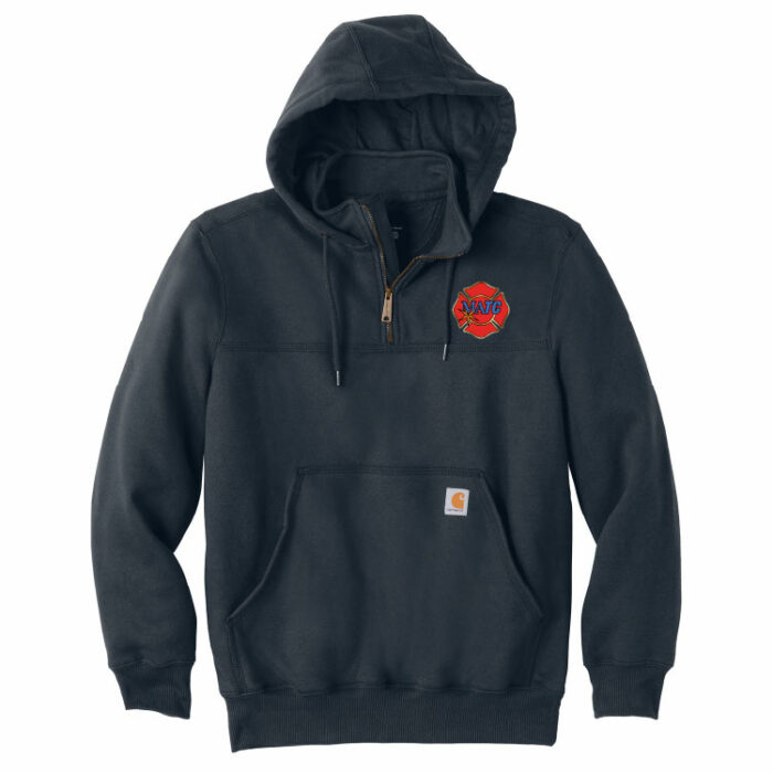 Instructor Carhartt ® Rain Defender ® Paxton Heavyweight Hooded Zip Mock Sweatshirt MATCFIRE-CT100617 - Image 2