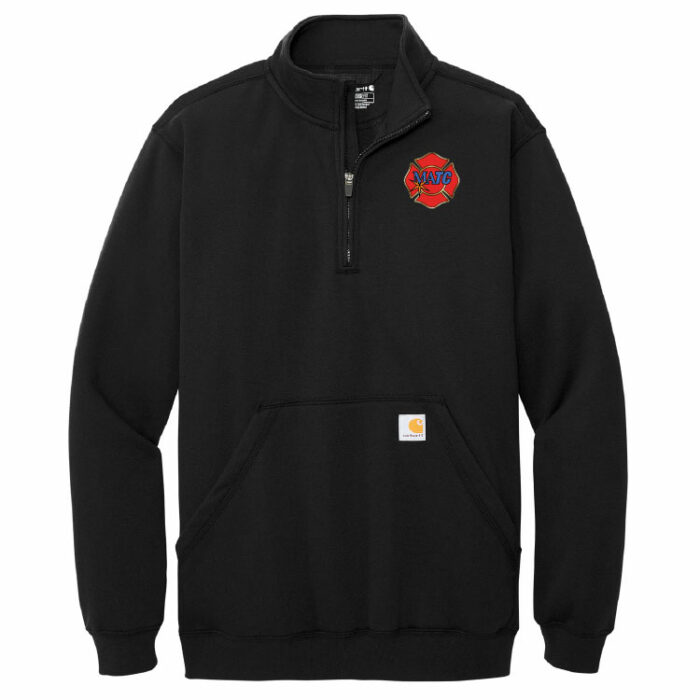 Instructor Carhartt® Midweight 1/4-Zip Mock Neck Sweatshirt MATCFIRE-CT105294 - Image 3