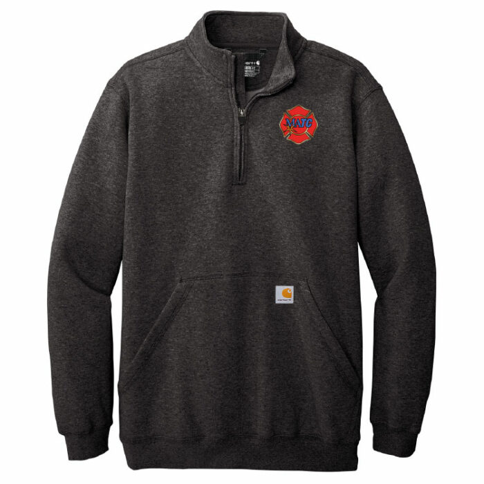 Instructor Carhartt® Midweight 1/4-Zip Mock Neck Sweatshirt MATCFIRE-CT105294 - Image 2