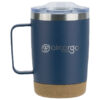 Sapora 12 oz Vacuum Insulated Stainless Steel Mug with Cork Base AC-QEGDB-QCFJT