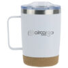 Sapora 12 oz Vacuum Insulated Stainless Steel Mug with Cork Base AC-QEGDB-QCFJT - Image 2