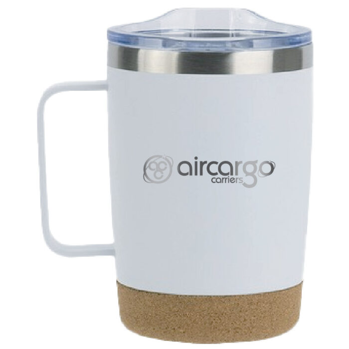 Sapora 12 oz Vacuum Insulated Stainless Steel Mug with Cork Base AC-QEGDB-QCFJT - Image 2