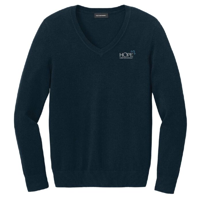 Port Authority® Women’s Easy Care V-Neck Sweater OPENSKY-LSW2850 - Image 4