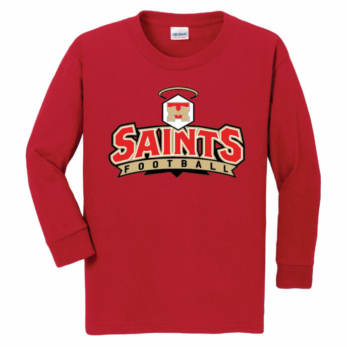 Gildan® Youth Heavy Cotton™ 100% Cotton Long Sleeve T-Shirt STHOMAS-5400B - Image 2