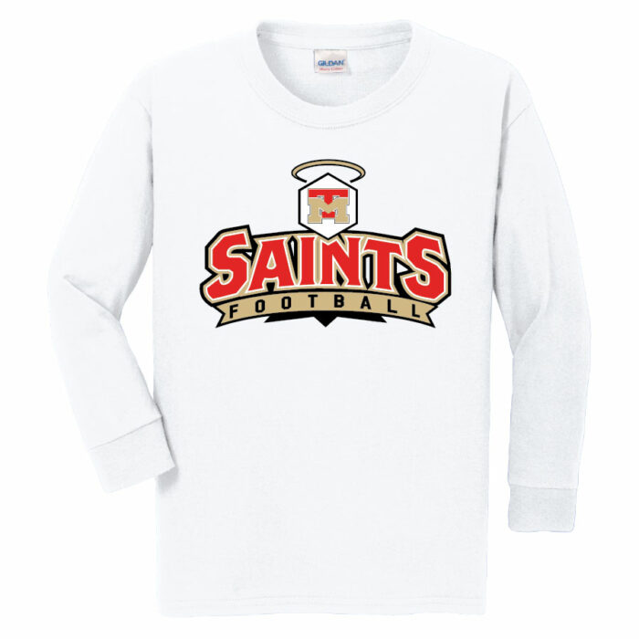 Gildan® Youth Heavy Cotton™ 100% Cotton Long Sleeve T-Shirt STHOMAS-5400B - Image 3