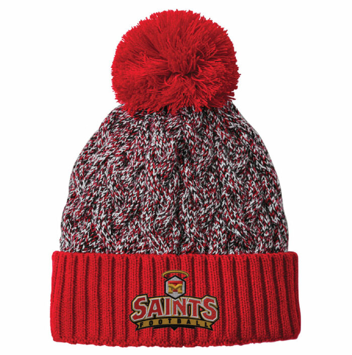New Era® Marled Knit Pom Beanie STHOMAS-NE910