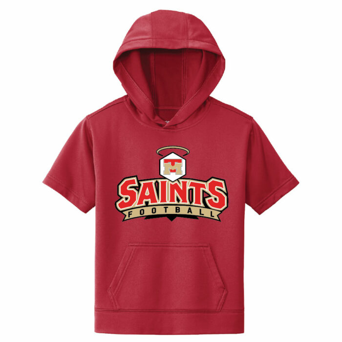 Sport-Tek® Youth Sport-Wick® Fleece Short Sleeve Hooded Pullover STHOMAS-YST251