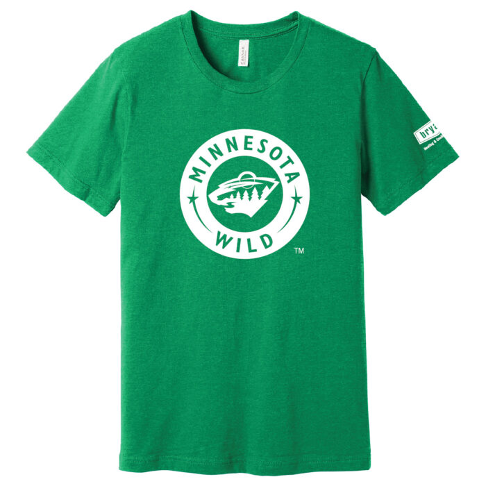 BELLA+CANVAS® Unisex Heather CVC Short Sleeve Bryant Minnesota Wild Tee AUSTSBMW-BC3001CVC