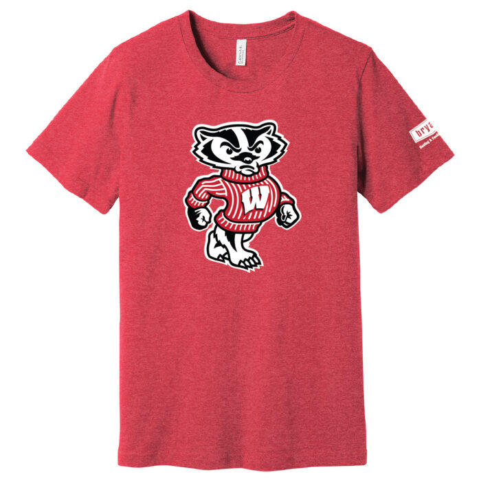 BELLA+CANVAS® Unisex Heather CVC Short Sleeve Bryant Badgers Tee AUSTSBB-BC3001CVC
