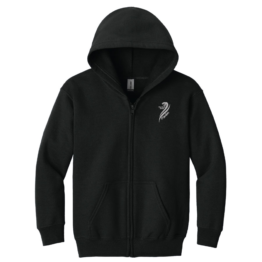 Gildan® Youth Heavy Blend™ Full-Zip Hooded Sweatshirt PSSBPM-18600B - Image 5