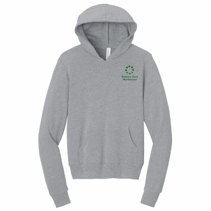 BELLA+CANVAS® Youth Sponge Fleece Pullover Hoodie PSSBPM-BC3719Y - Image 6