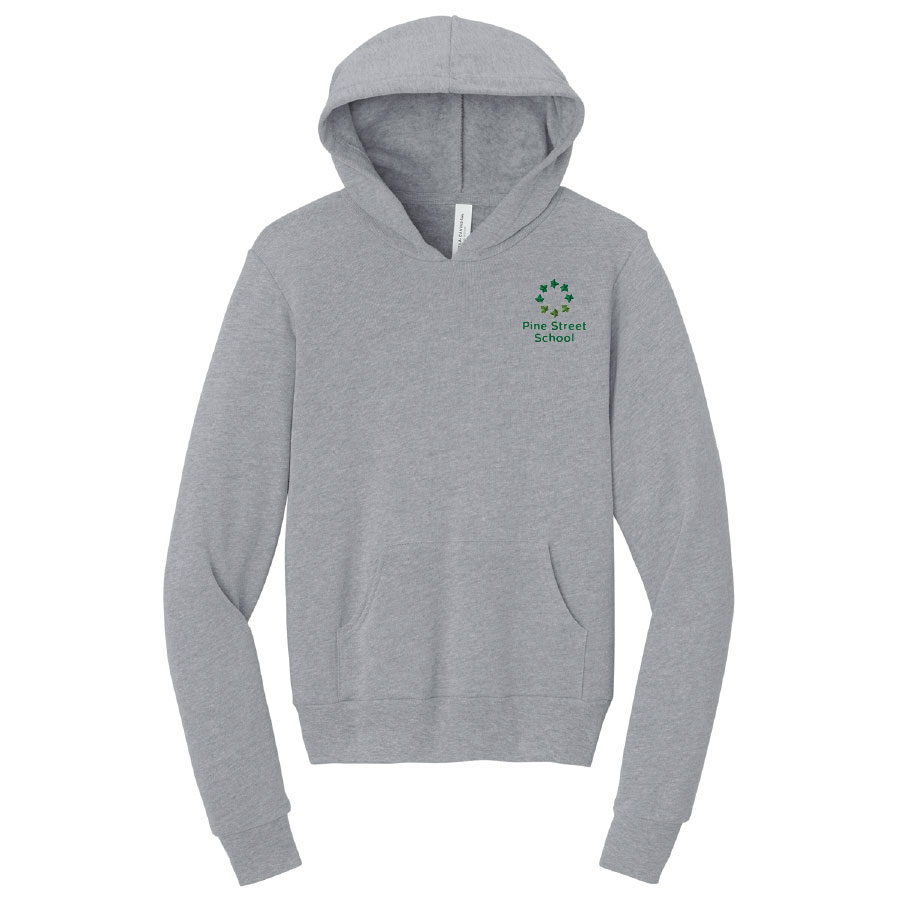 BELLA+CANVAS® Youth Sponge Fleece Pullover Hoodie PSSBPM-BC3719Y - Image 4