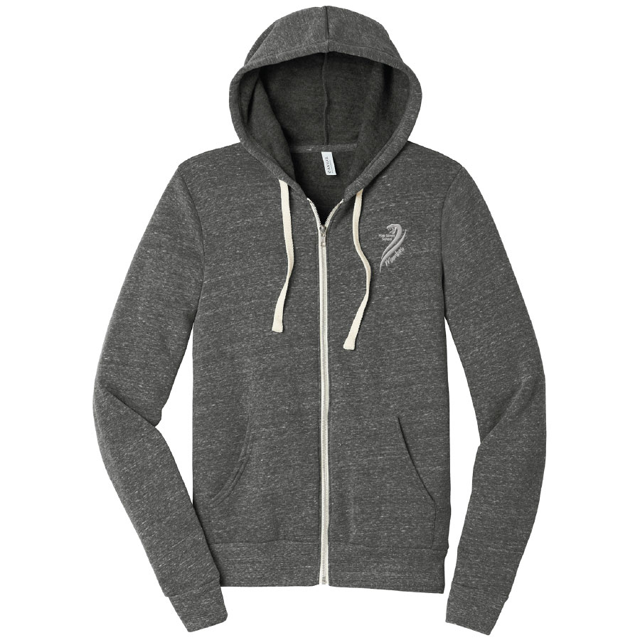 BELLA+CANVAS® Unisex Triblend Sponge Fleece Full-Zip Hoodie PSSBPM-BC3909 - Image 5