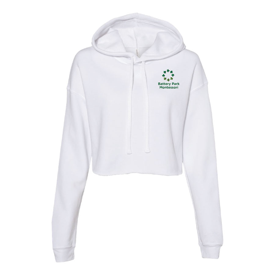 BELLA+CANVAS® Women’s Sponge Fleece Cropped Fleece Hoodie PSSBPM-BC7502 - Image 3