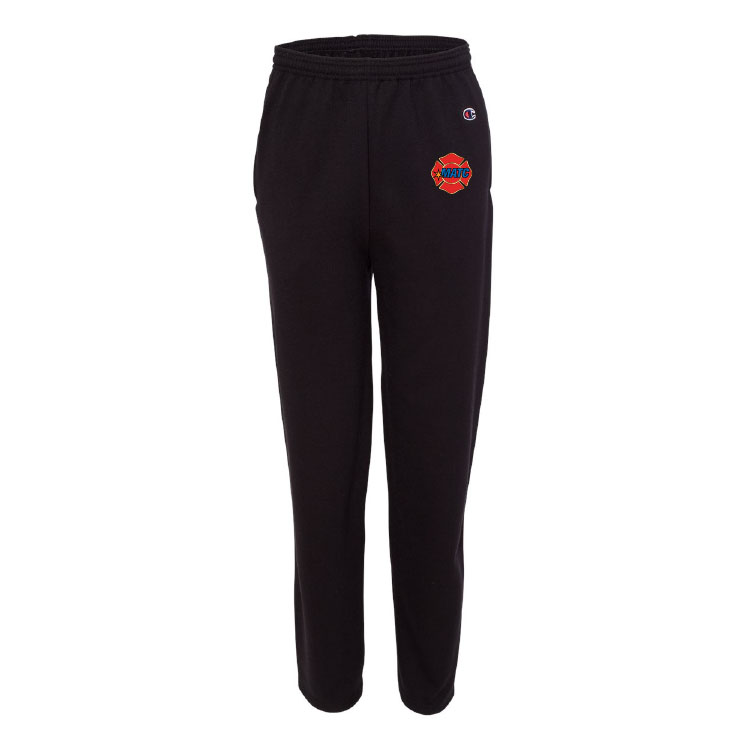 Men's Powerblend® Open-Bottom Sweatpants with Pockets MATCFIRE-P800 - Image 2