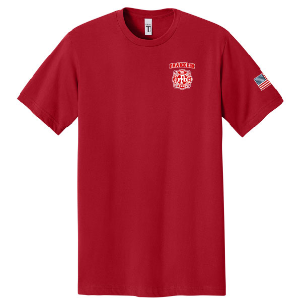 Next Level Apparel® Ideal Jersey Tee SUPPORT THE TROOPS FFDST-NL1810