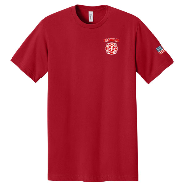 Next Level Apparel® Ideal Jersey Tee SUPPORT THE TROOPS FFDST-NL1810