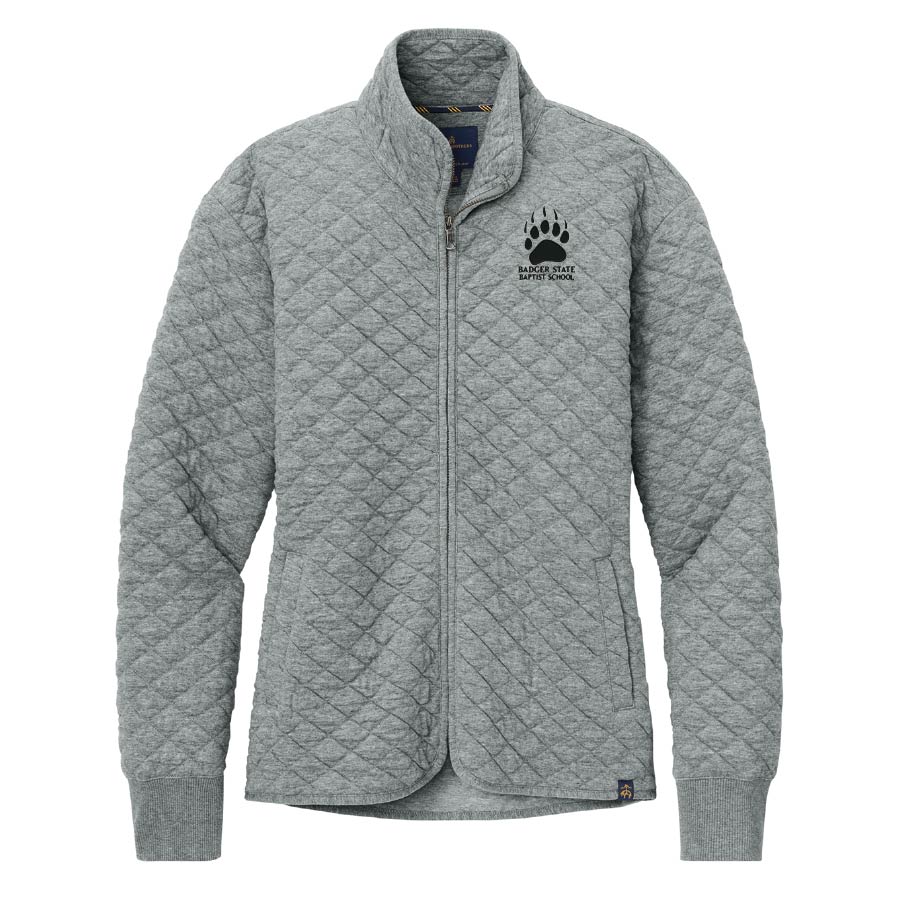 Brooks Brothers® WOMEN'S Diamond Quilt Full-Zip BDGSS-BB18213 - Image 2