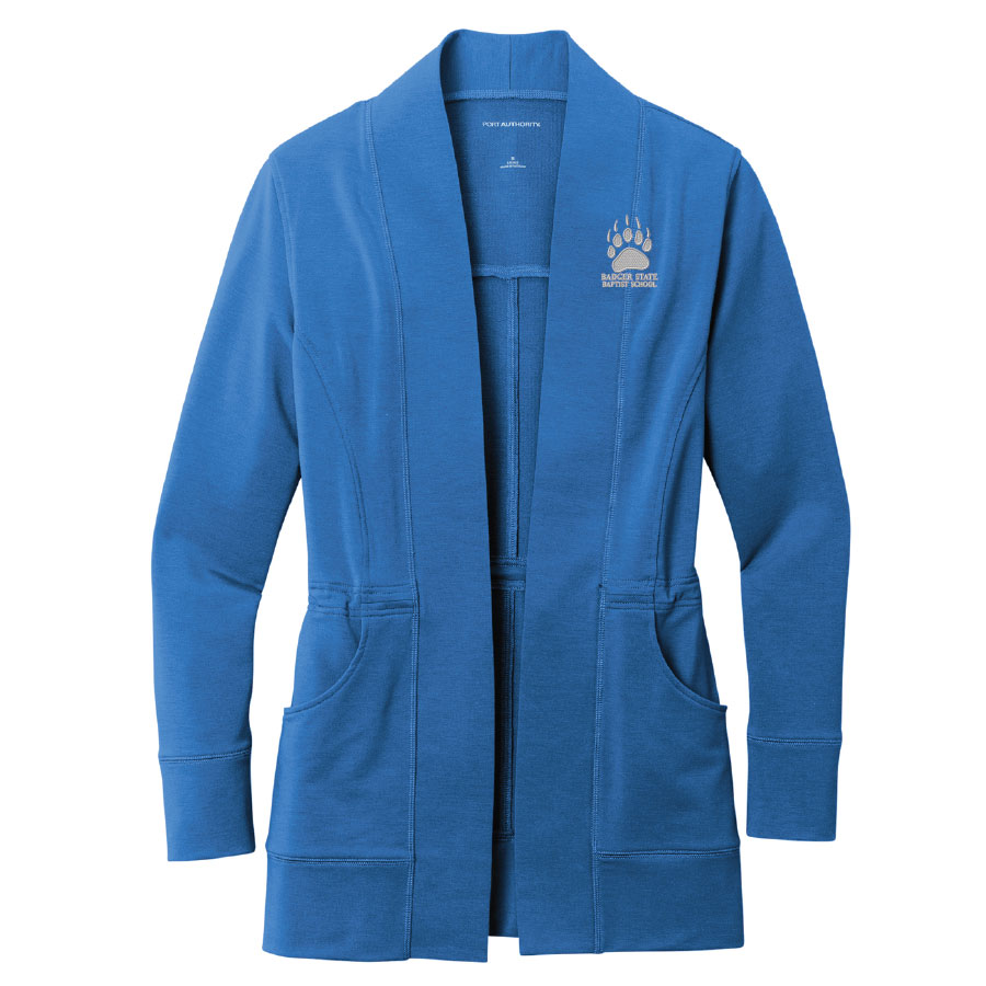 Port Authority® WOMEN'S Microterry Cardigan BDGSS-LK825 - Image 6